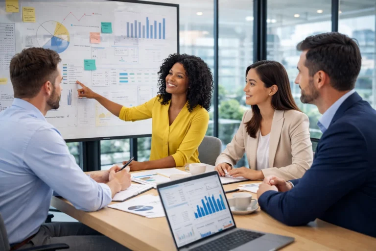 “HR consultants discussing business strategy – hr consulting companies in india”